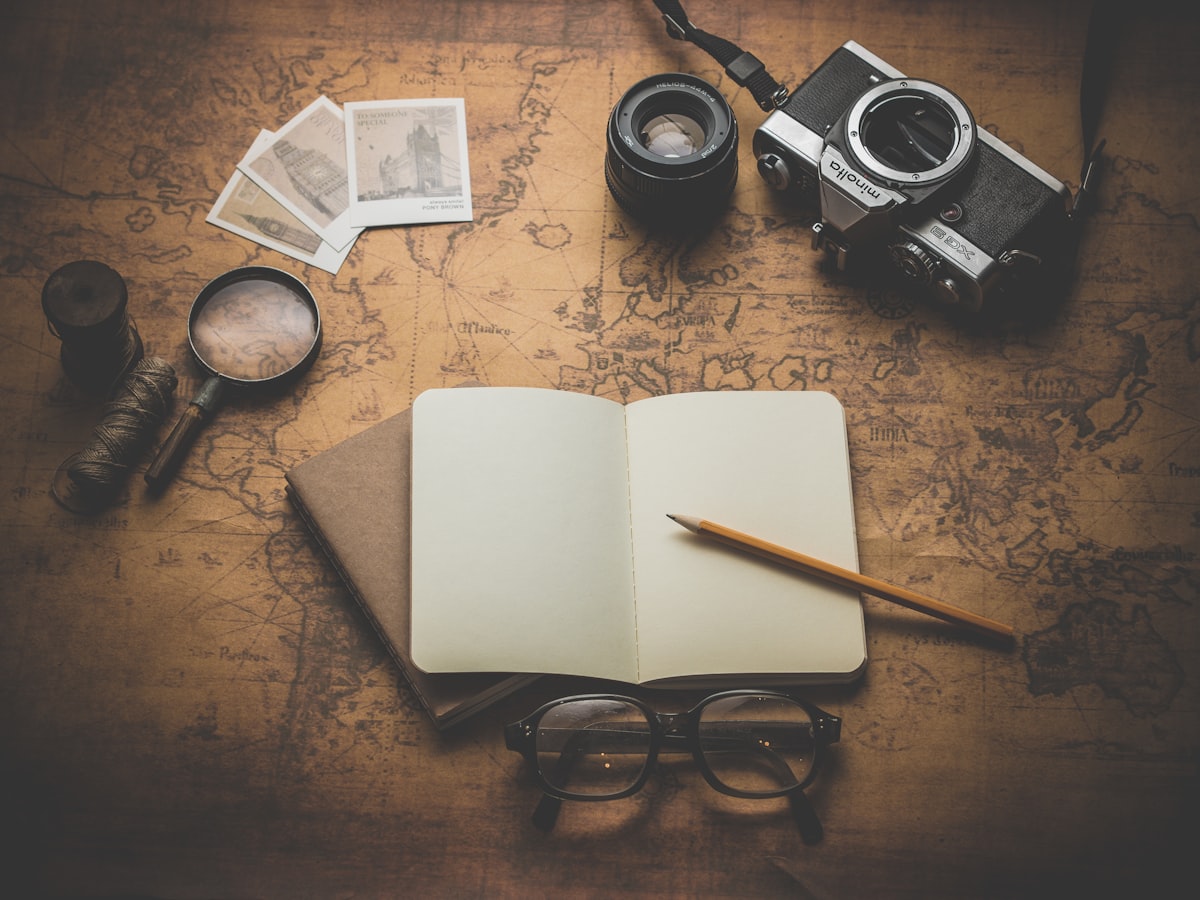 Travelers planning a road trip